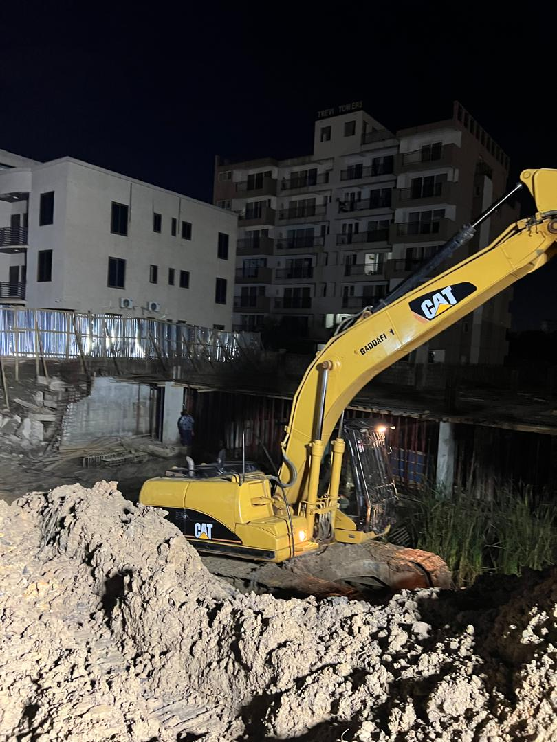 Excavation works — Shiashie, East Legon